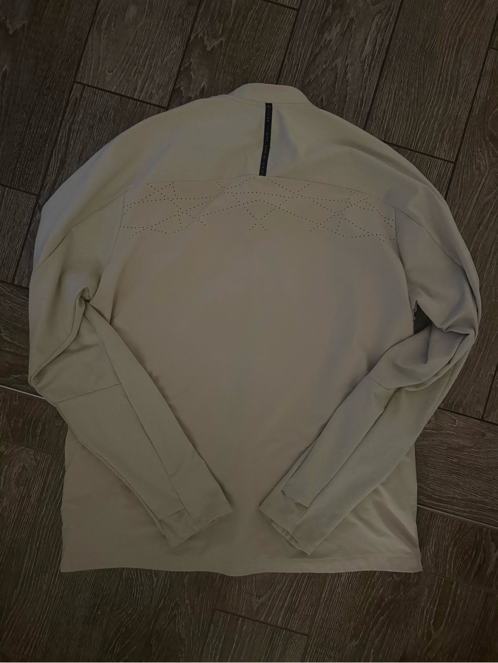 Light Beige Long Sleeve zip jacket